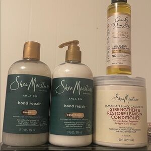 Shea Moisture Bond Repair Hair Care Set - Green and Gold